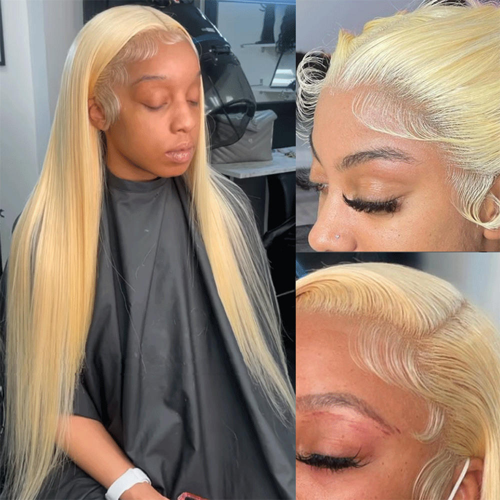 613 Straight 360 full lace wigs human hair